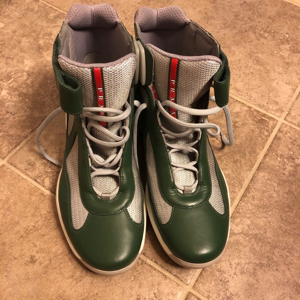 Authentic Prada High Top Sneakers